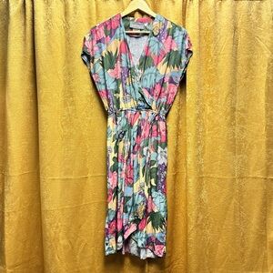 Vintage Carol Anderson California Hawaiian print dress